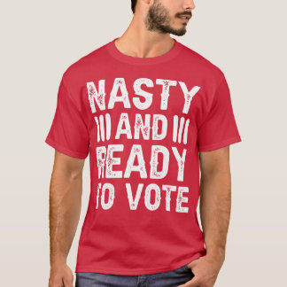 投票扱いにくの準備ができている Tシャツ