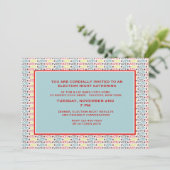 投票投票パーティの招待状 招待状 (スタンド正面)