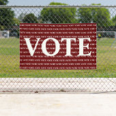 投票投票 横断幕 (インサイチュ)