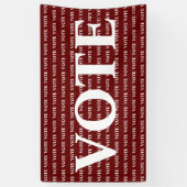 投票投票 横断幕 (縦)