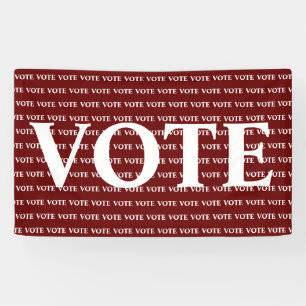 投票投票 横断幕