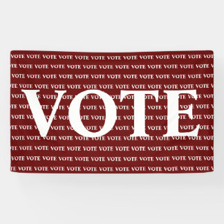 投票投票 横断幕