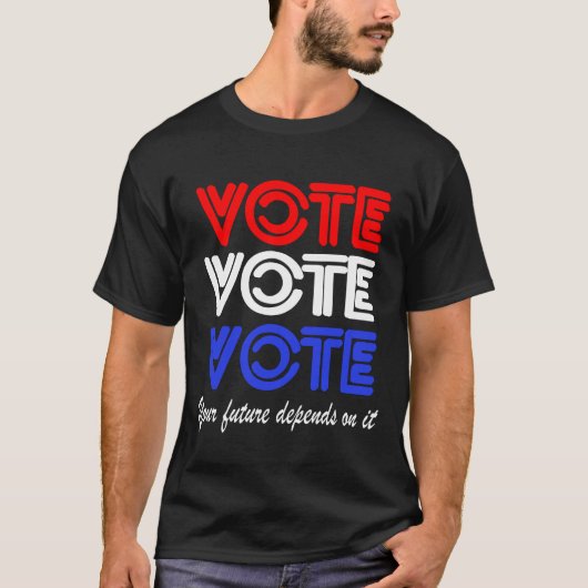 投票投票 Tシャツ (正面)