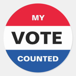 投票数ステッカー ラウンドシール