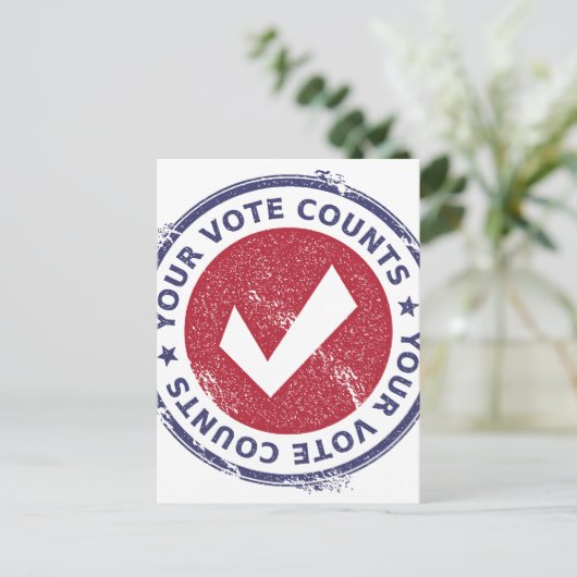 投票数 ポストカード (スタンド正面)