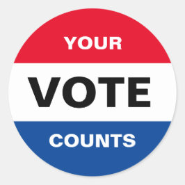 投票数 ラウンドシール