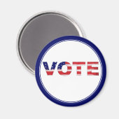投票文字の色（青） マグネット (正面/裏面)