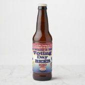投票日ビール!投票!選挙2020 ビールラベル (正面)