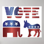 投票日ポスター ポスター (正面)