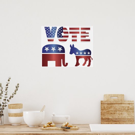 投票日ポスター ポスター (キッチン)