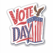 投票日 シール (正面)