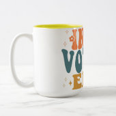 投票時代のレトロ ツートーンマグカップ (左)