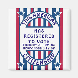 投票権登録プライド米国市民権 マグネット