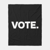 投票権2024年選挙 フリースブランケット (正面)