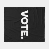 投票権2024年選挙 フリースブランケット (正面(横))