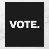 投票権2024年選挙 ワインラベル (シングルラベル)