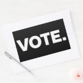 投票権2024年選挙 長方形シール (封筒)