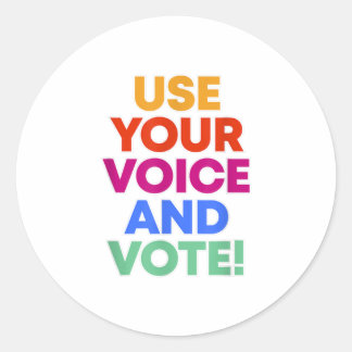 投票権 ラウンドシール