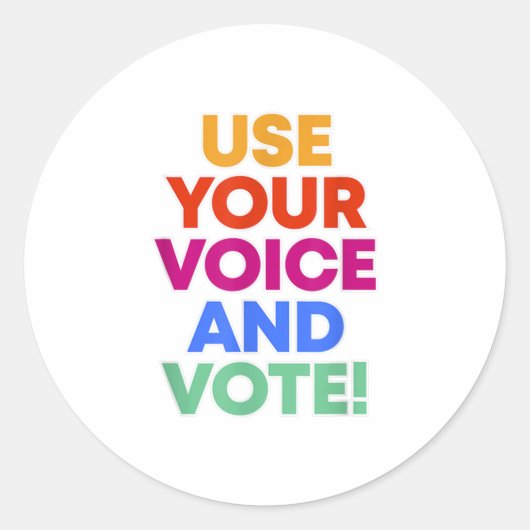 投票権 ラウンドシール (正面)