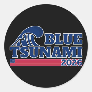 投票民主党ブルーウェーブ2026 ラウンドシール