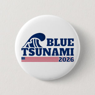 投票民主党ブルーウェーブ2026 缶バッジ