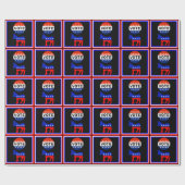 投票民主的包装紙 ラッピングペーパー (フラット)