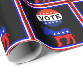 投票民主的包装紙 ラッピングペーパー (ロールコーナー)