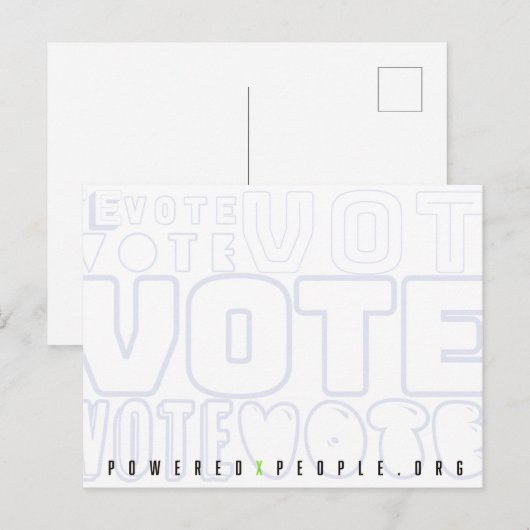 投票用はがき ポストカード (正面/裏面)