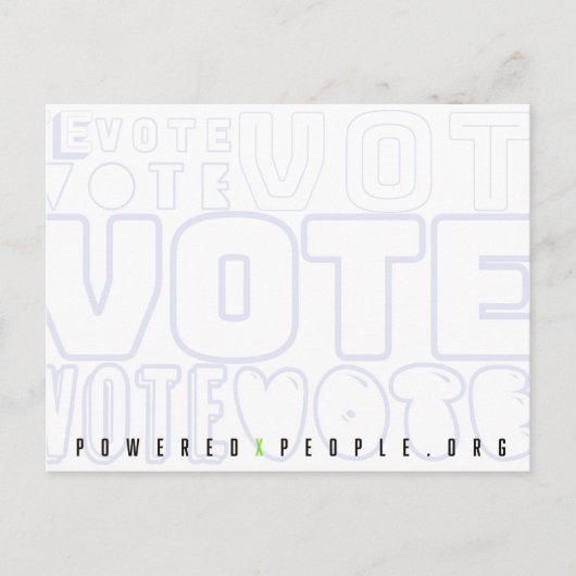 投票用はがき ポストカード (正面)