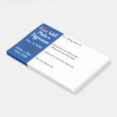 投票用紙に違いを付ける ポストイット (アングル)