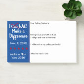 投票用紙に違いを付ける ポストイット (オフィス)