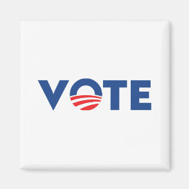 投票白青のタイポグラフィ民主党 マグネット