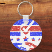 投票箱の統一 キーホルダー (正面)