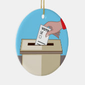 投票箱 セラミックオーナメント (右)