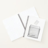 投票紙と透明な投票箱 ノートブック (内部)