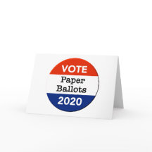 投票紙投票2020年大統領の選挙