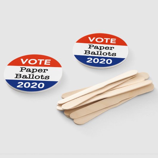 投票紙投票2020年大統領の選挙 ハンドファン (組立なし)