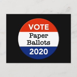投票紙投票2020年大統領の選挙 ポストカード
