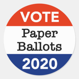 投票紙投票2020年大統領の選挙 ラウンドシール