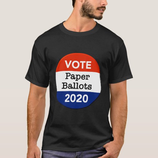 投票紙投票2020年大統領の選挙 Tシャツ (正面)