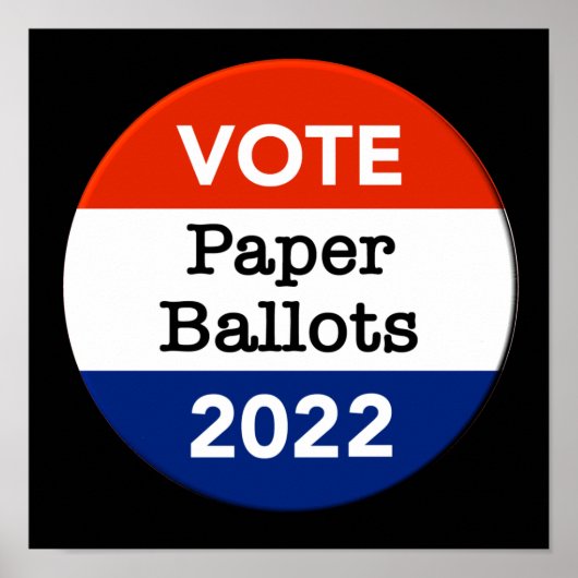 投票紙投票2022中間選挙ポスター ポスター (正面)