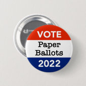 投票紙投票2022中間選挙 缶バッジ (正面&裏面)