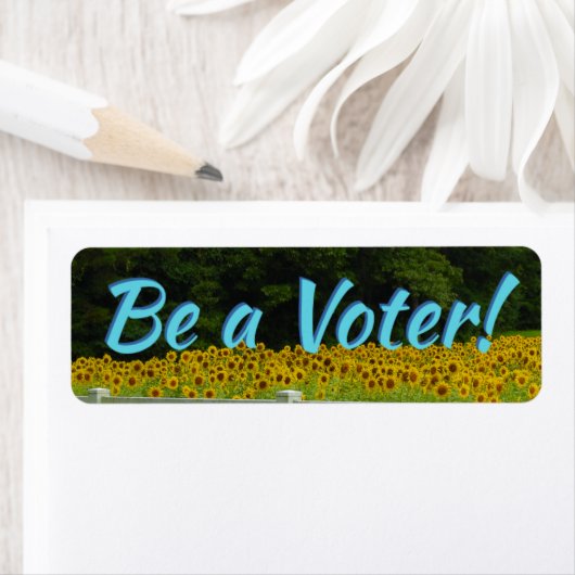 投票者になる – Sunflowers ラベル (インサイチュ)