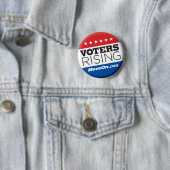 投票者の上昇ボタン 缶バッジ (インサイチュ)