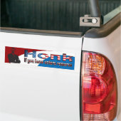 投票者の後悔のステッカー バンパーステッカー (トラック上)