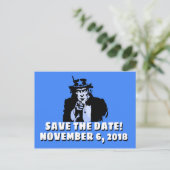 投票者への郵便はがき日付11月6日を救うため ポストカード (スタンド正面)