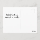 投票者向けはがきチェックリスト11月6日 ポストカード (裏面)