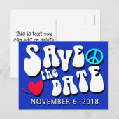 投票者向けはがき11月6日を保存 ポストカード (正面/裏面)