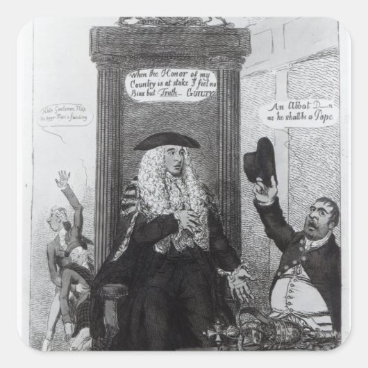 投票者,または独立した発言者 スクエアシール (正面)