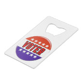 投票者 クレジットカード栓抜き (正面アングル)